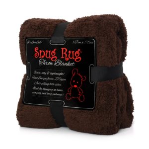 Plaid Snug Rug Deluxe Extra Doux : Plaid Snug Rug Chocolat