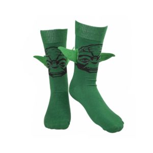 Chaussettes Yoda Star Wars avec Oreilles : Chaussettes Yoda taille 39/42