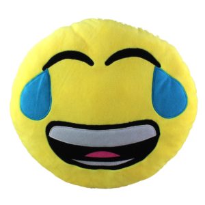Coussin Emoticones : Coussin Emoticone Lol/Mort de Rire