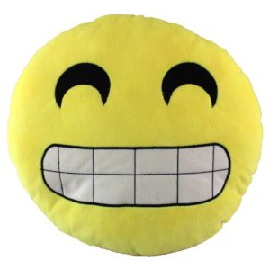 Coussin Emoticones : Coussin Emoticone Sourire Maxi