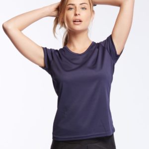 T-SHIRT TECHNIQUE FEMME  MANCHES COURTES 160 G
