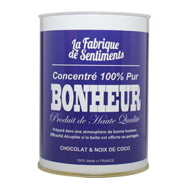 Chocolat du bonheur et noix de coco