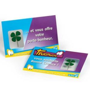 Porte bonheur en carte postale