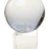 Boule de cristal : 12 cm avec socle transparent