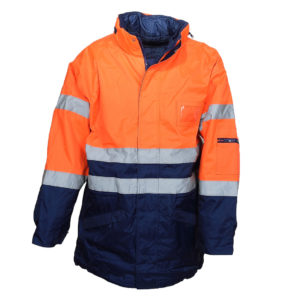 PARKA 3 EN 1 AVEC BANDES REFLECHISSANTES