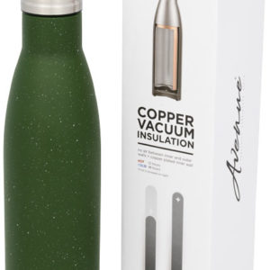 Bouteille isotherme tachetée sous vide et cuivrée Vasa