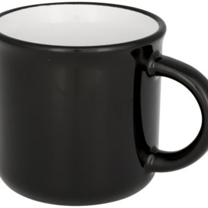 Tasse en céramique de feu de camp