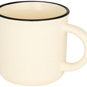 Tasse en céramique de feu de camp
