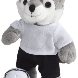 Loup en peluche Dribble