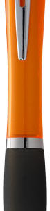 Stylo à bille Nash avec corps en couleur et grip noir