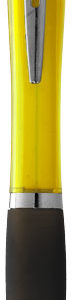 Stylo à bille Nash avec corps en couleur et grip noir