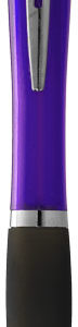 Stylo à bille Nash avec corps en couleur et grip noir