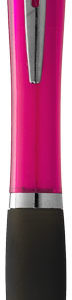 Stylo à bille Nash avec corps en couleur et grip noir