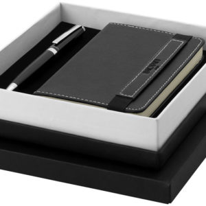Parure stylo à bille - bloc-notes