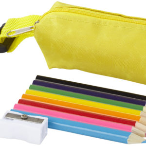 Trousse avec crayons de couleur
