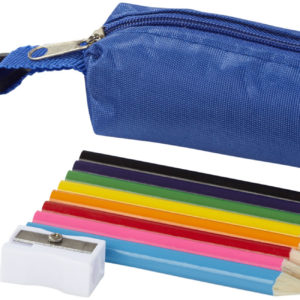 Trousse avec crayons de couleur