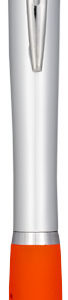 Stylo lumineux Nash avec corps argent? color? et antid?rapant