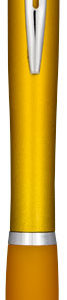 Stylo ? bille lumineux Nash avec corps color? et poign?e color?e