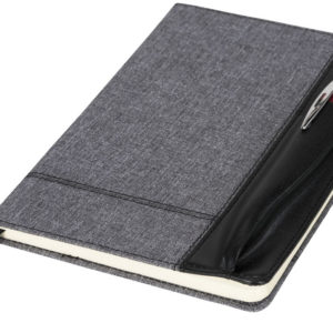 Cahier A5 chin? avec c?t? ? l'aspect en cuir
