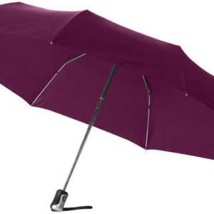 Parapluie 21.5" 3 sections ouverture fermeture automatique Alex