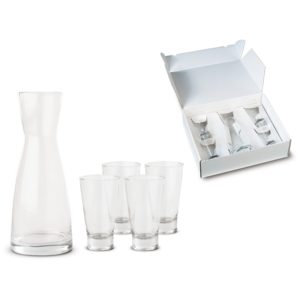 Carafe et 4 verres Aqua Plus 4