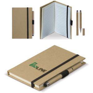 Carnet A6 carton et stylo