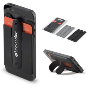 Porte-cartes support téléphone