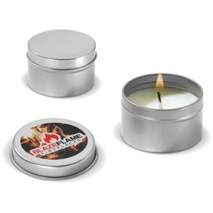 Grande bougie parfumée ronde
