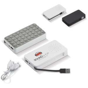 Powerbank/Haut-parleur ventouses