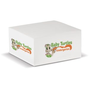 Cube papier blanc