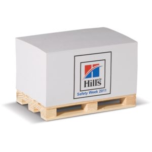 Cube papier sur palette