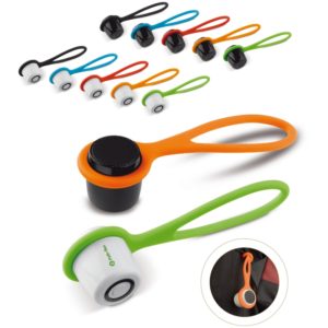Micro enceinte avec attache en silicone