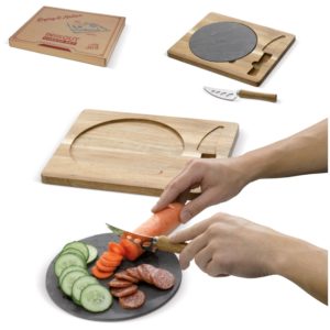 Planche à découper avec couteau à fromage