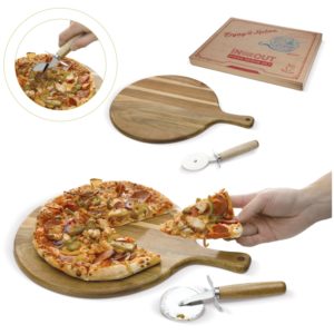 Planche à découper avec couteau à pizza