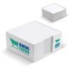 Boite cube papier avec papier