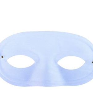 Loup tissu domino - blanc
