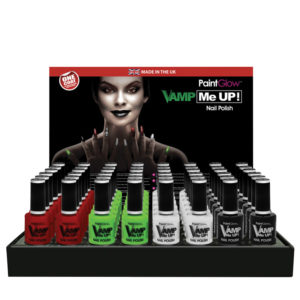 PrÈsentoir de 48 vernis ‡ ongles - 12 ml - 4 coul. ass. (livrÈ avec 96 vernis supp.)