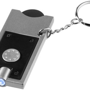 Porte-cl?s avec jeton et lampe-torche Allegro
