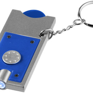 Porte-cl?s avec jeton et lampe-torche Allegro