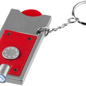 Porte-cl?s avec jeton et lampe-torche Allegro