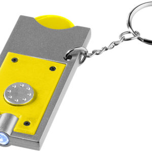 Porte-cl?s avec jeton et lampe-torche Allegro