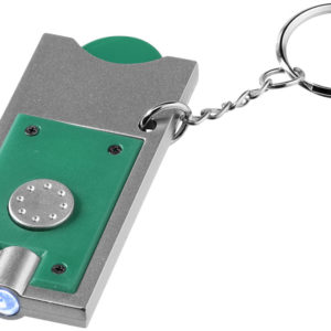 Porte-cl?s avec jeton et lampe-torche Allegro