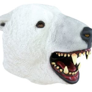 Masque adulte latex intÈgral ours polaire