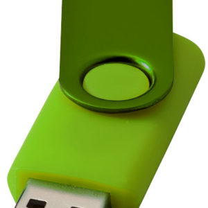Cl? USB M?tallique rotative 2Go