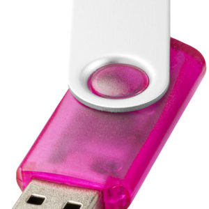 Cl? USB Rotative translucide 4 Go
