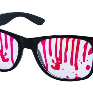 Lunettes plastique - verres sanglants