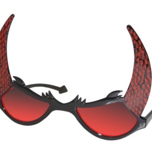 Lunettes plastique - diable avec cornes