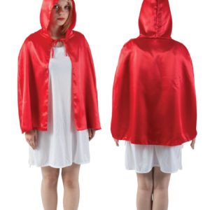 Cape tissu avec capuche Chaperon rouge