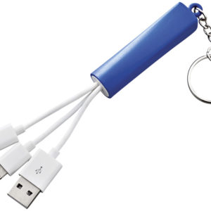 C?ble de chargement 3-en-1 Route avec porte-cl?s