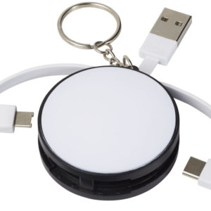 C?ble de recharge 3-en-1 avec porte-cl?s Wrap
